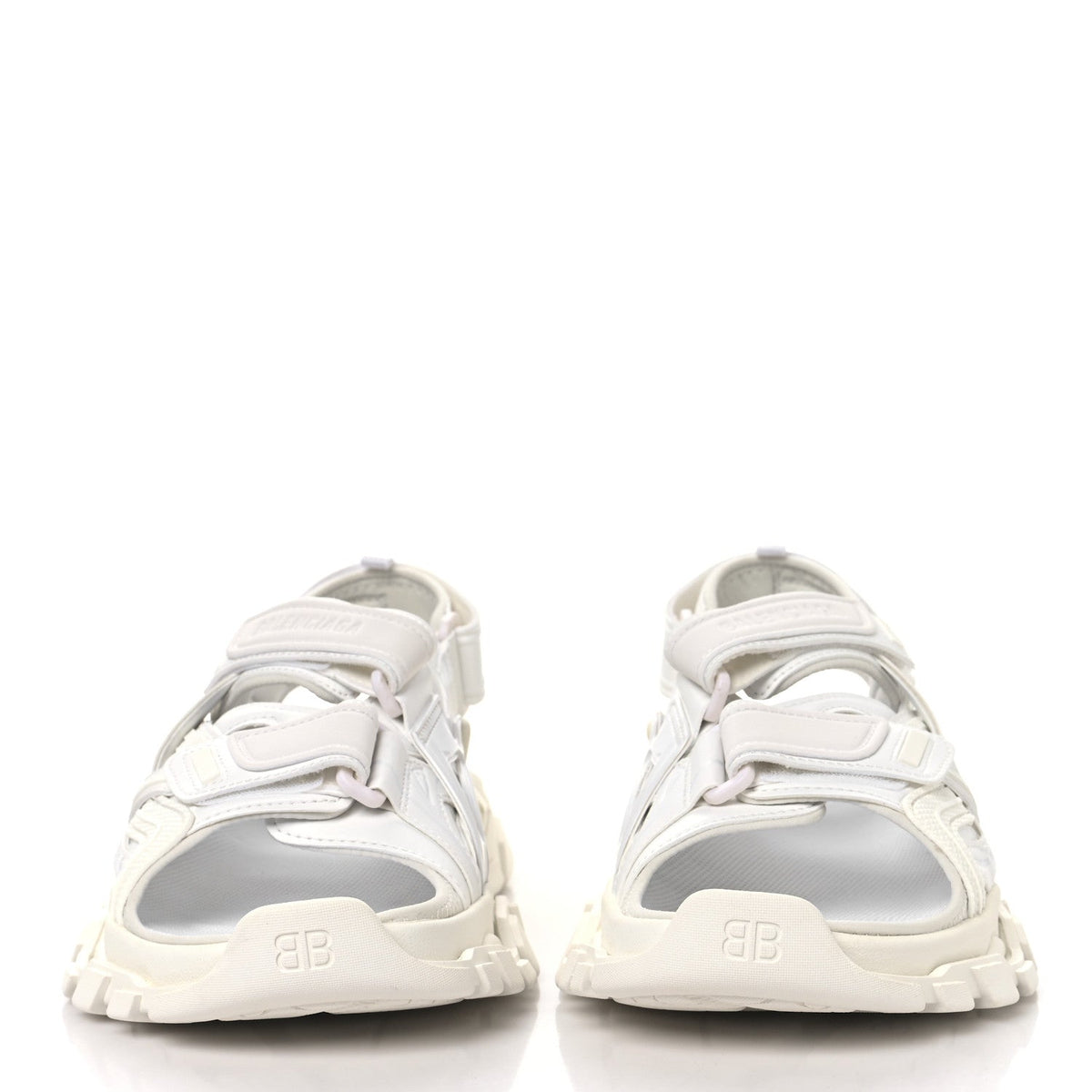 Balenciaga Neoprene Rubber Women's Track Sandals 41 White