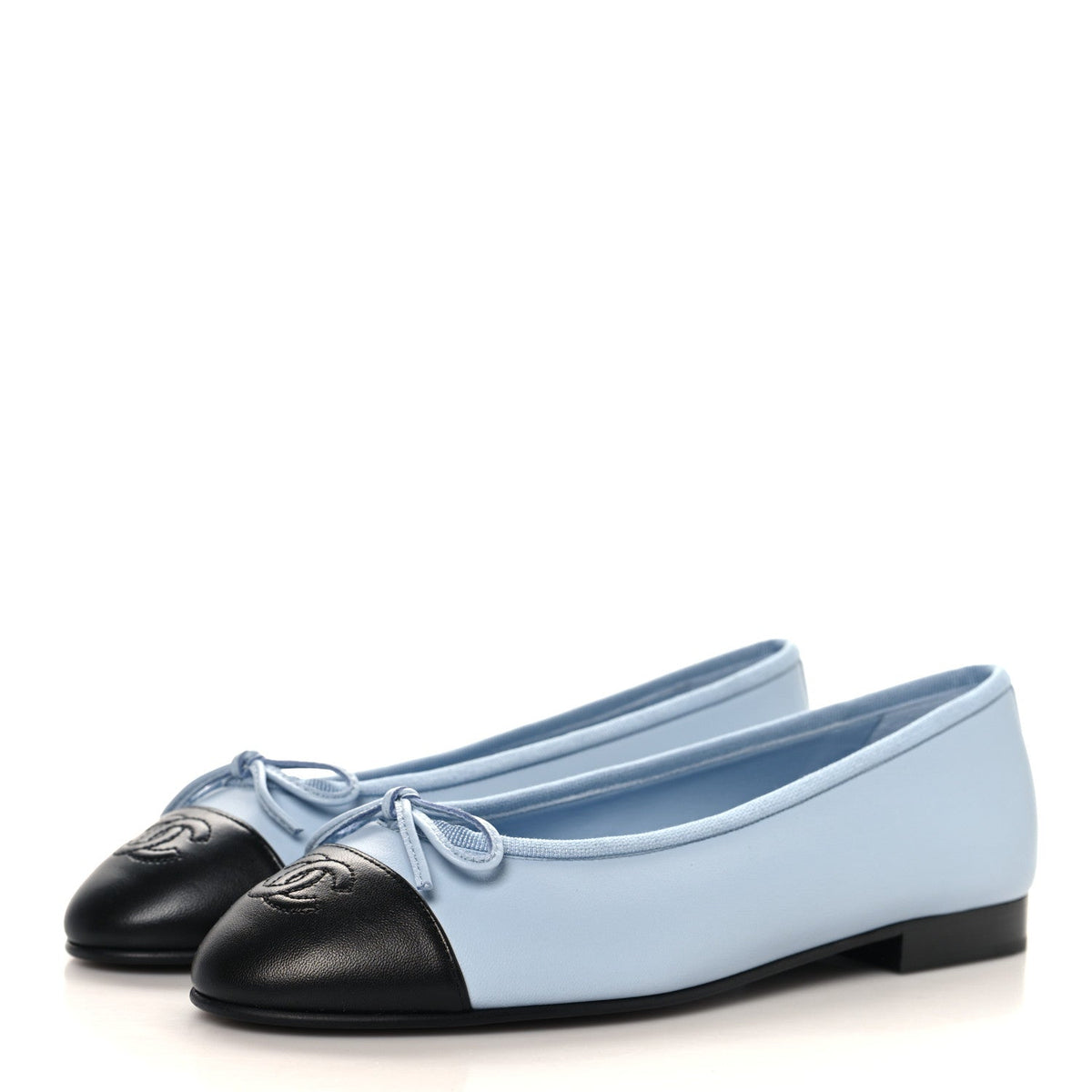 Chanel Cap Toe CC Ballerina Women's Shoes