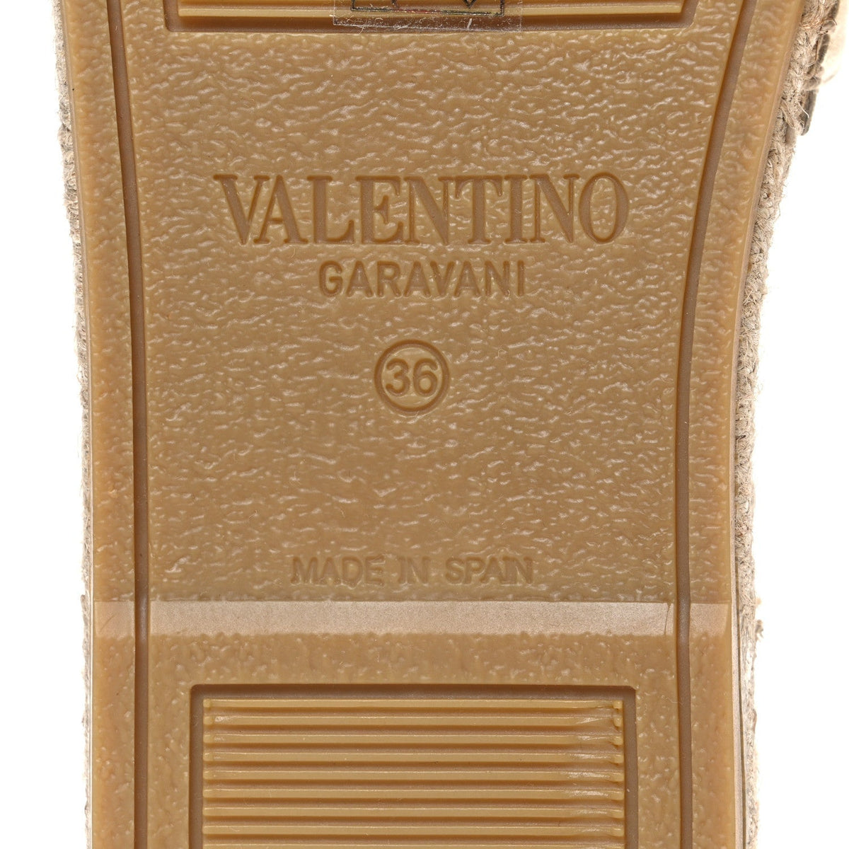 Valentino Garavani Laminated Napa Women's VLogo Cut Out Espadrille Slide Sandals 36 Silver