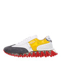 Christian Louboutin Suede Calfskin Men's Loubishark Sneakers 43 Versio