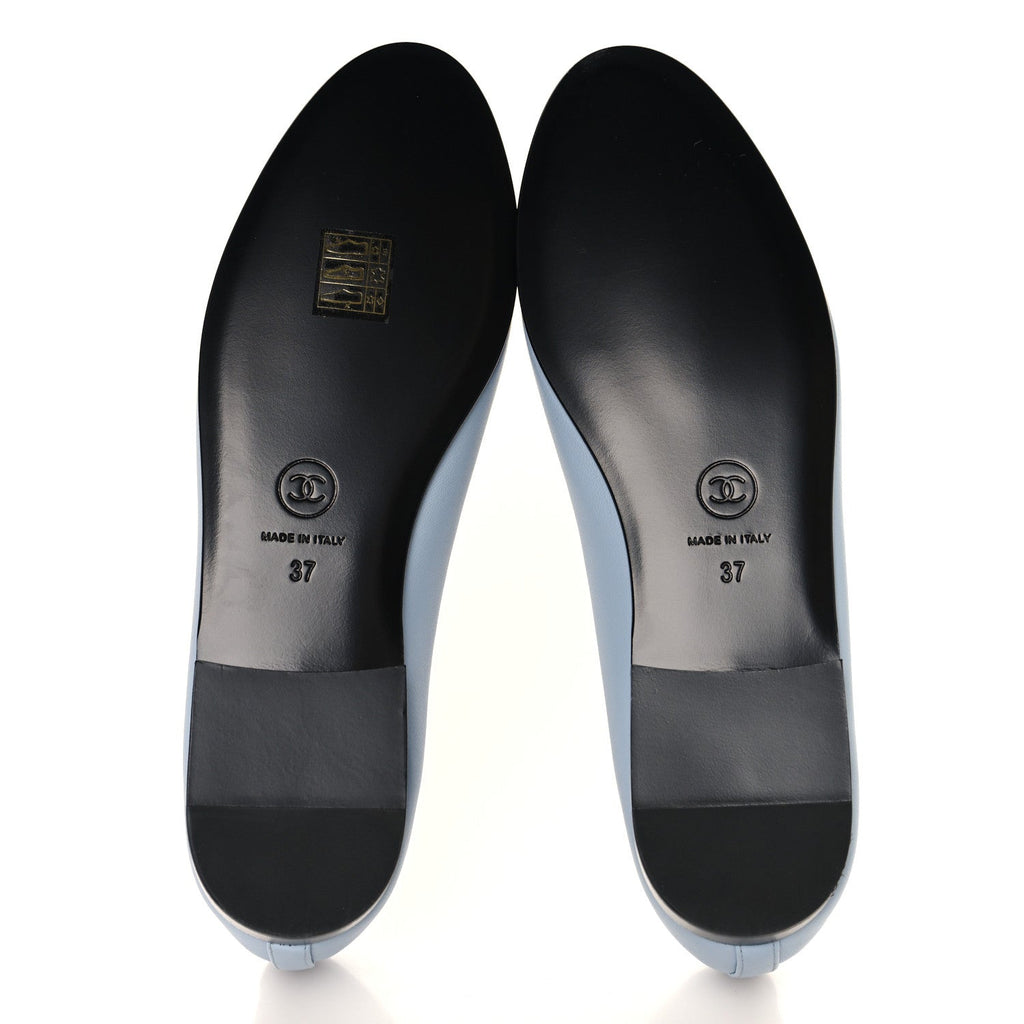 Chanel Cap Toe CC Ballerina Women's Shoes
