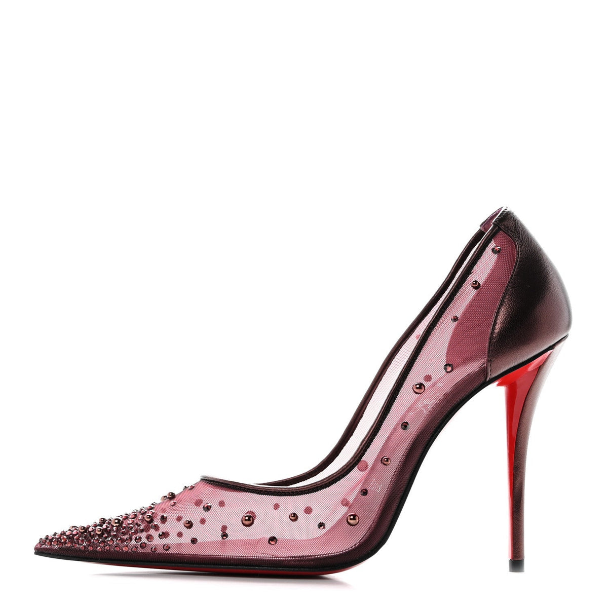 Christian Louboutin Rete Nappa Women's Miss Z Degrastrass Pumps 40 Palacy