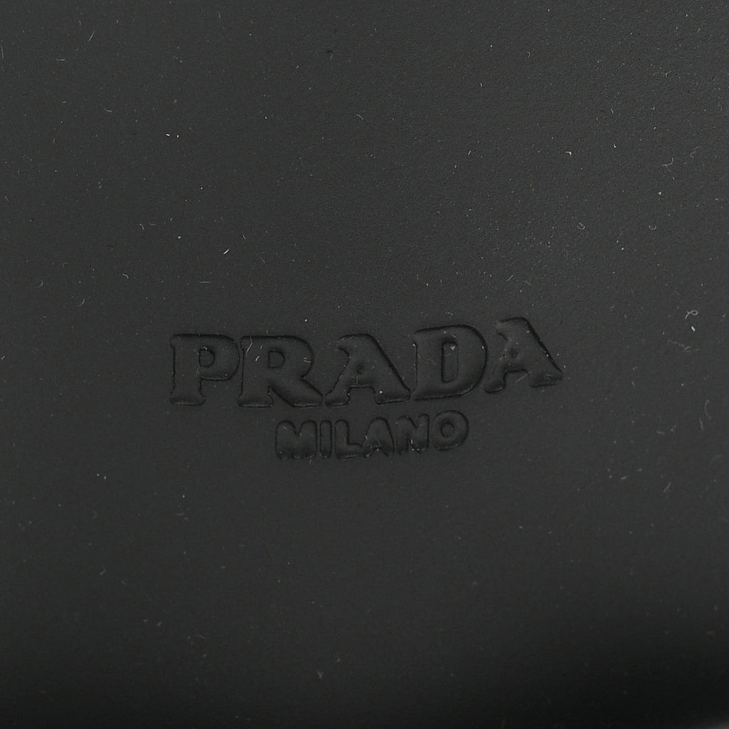 Prada Spazzolato Women's Loafers 38.5 Black