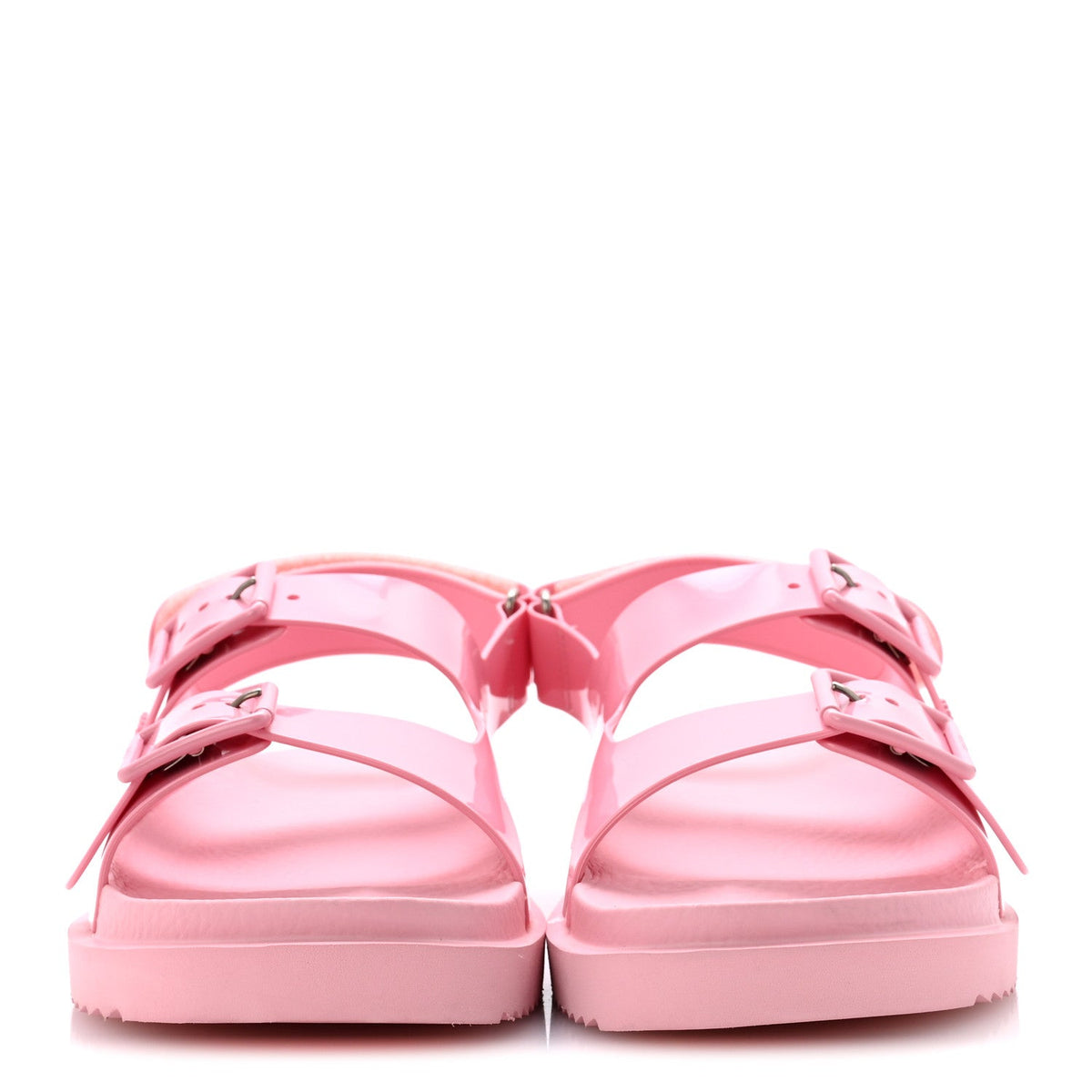 Gucci Rubber Women's Isla Double G Dad Sandals 42 Wild Rose