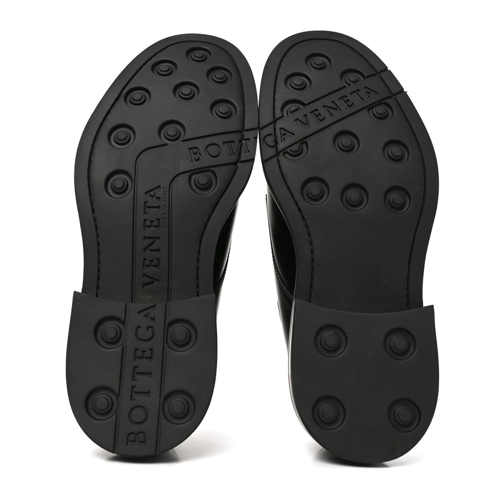 Bottega Veneta Nappa Intrecciato Men's Lagoon Shoes 43.5 Black