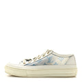 Technical Fabric Calfskin Monogram Stellar Sneakers Blue