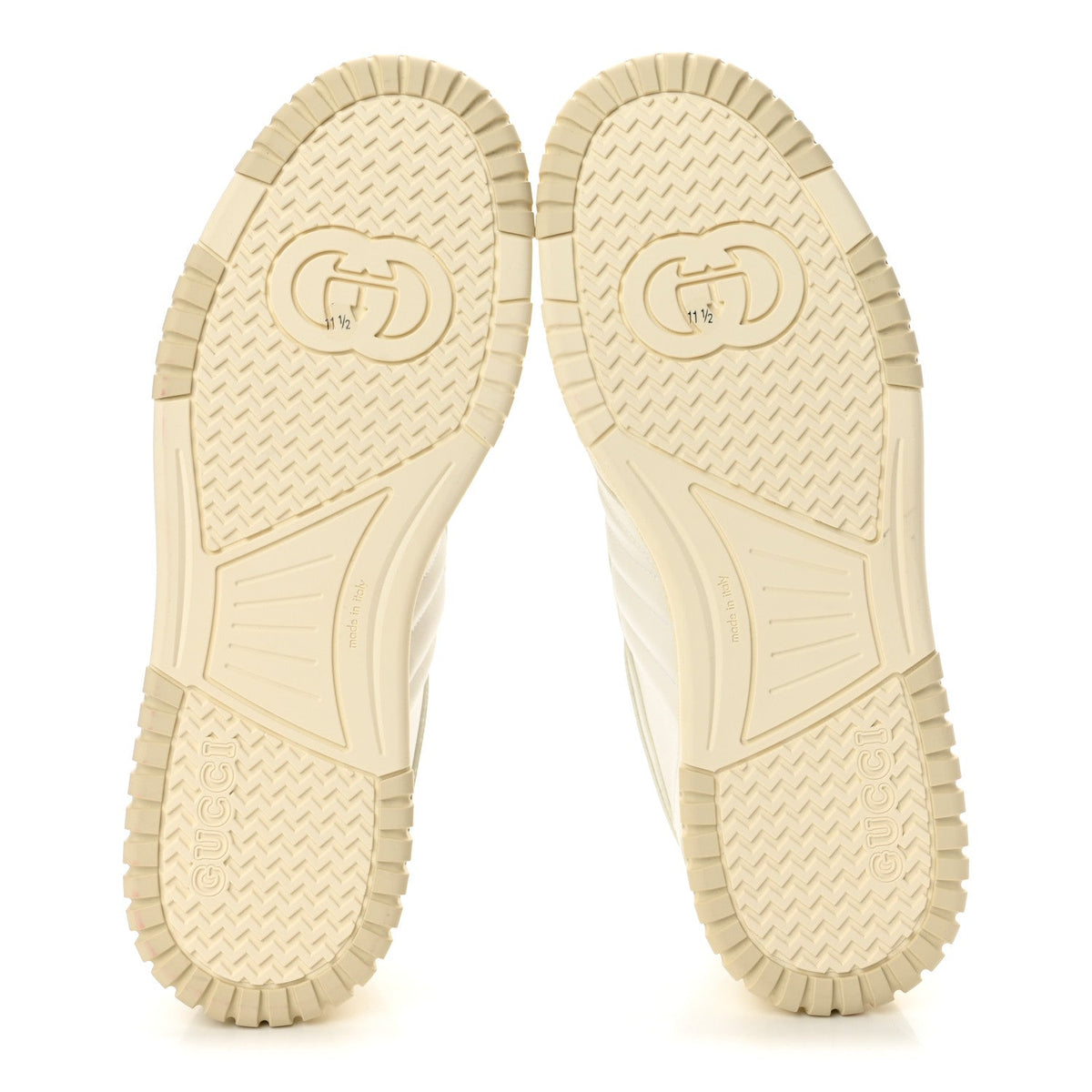 Gucci Calfskin Re-Web Men's Sneakers White