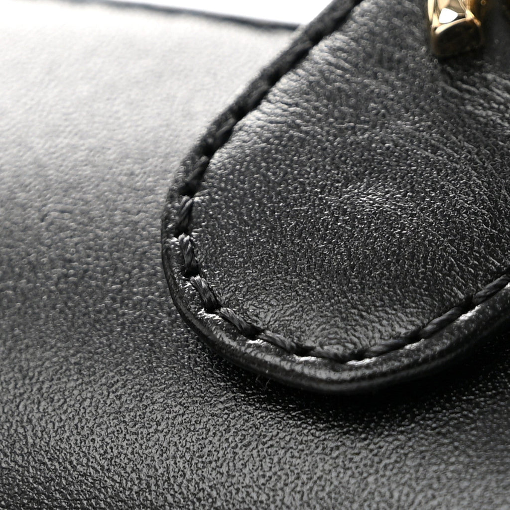 Chanel Calfskin Patent Women's Mary Janes Flats Black