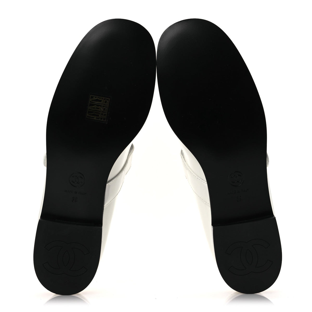 Chanel Patent Calfskin Mary Janes Women's Shoes