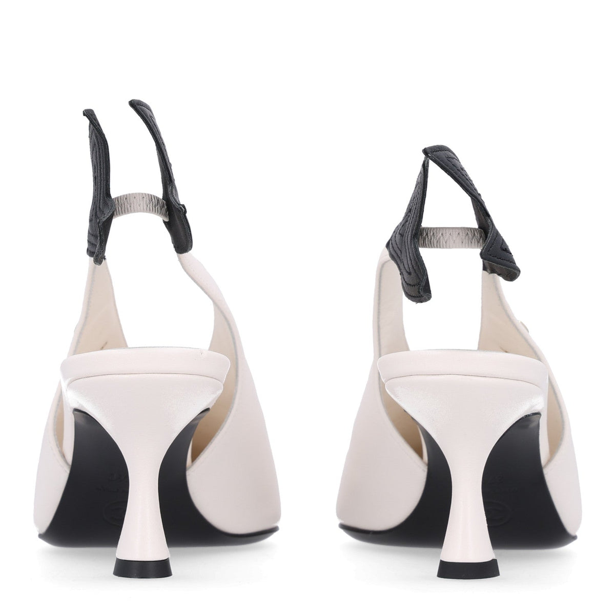 Chanel Lambskin Cap Toe Women's Slingback Pumps