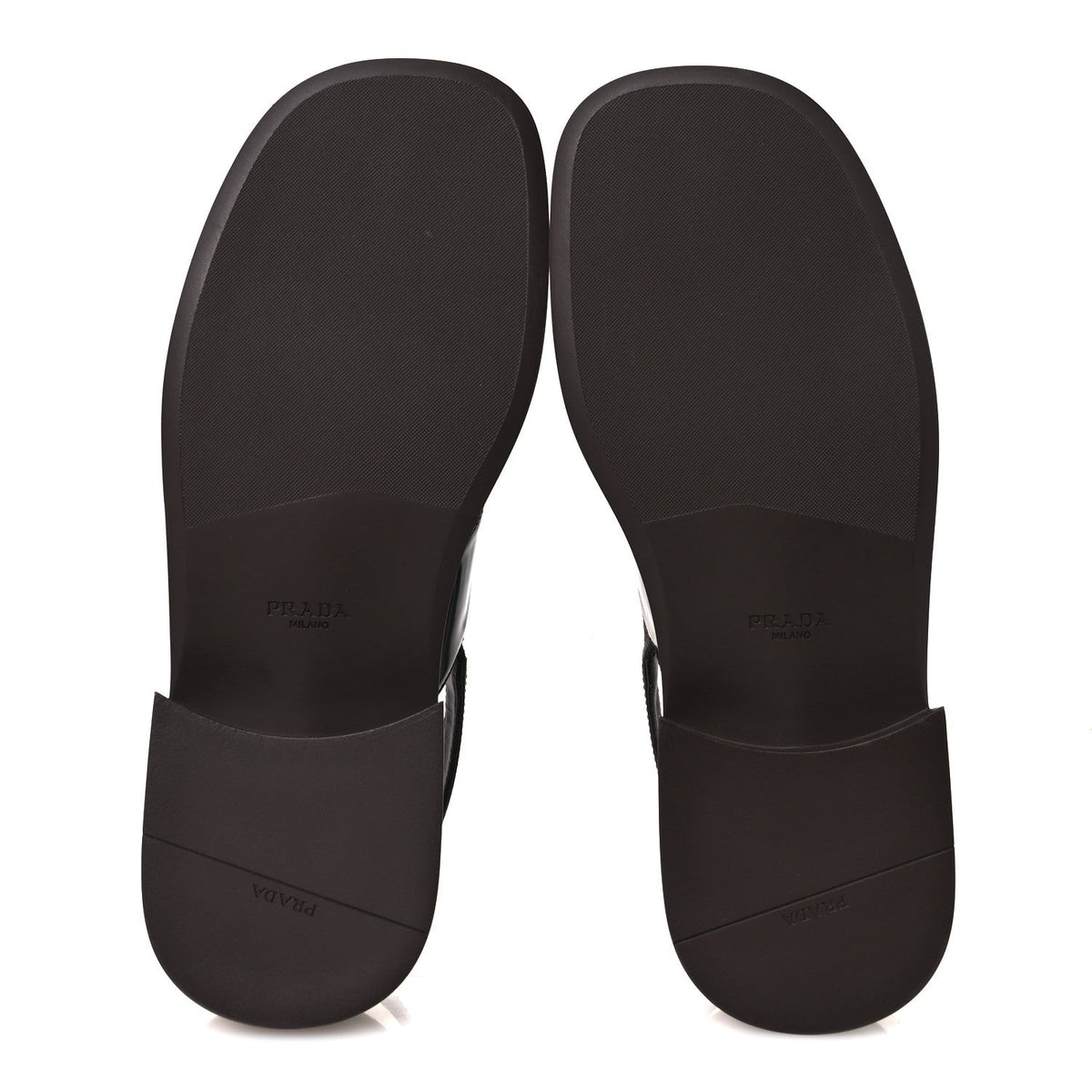 Prada Spazzolato Fume Re-Edition 1996 Women's Buckle Sandals 41 Bruciato