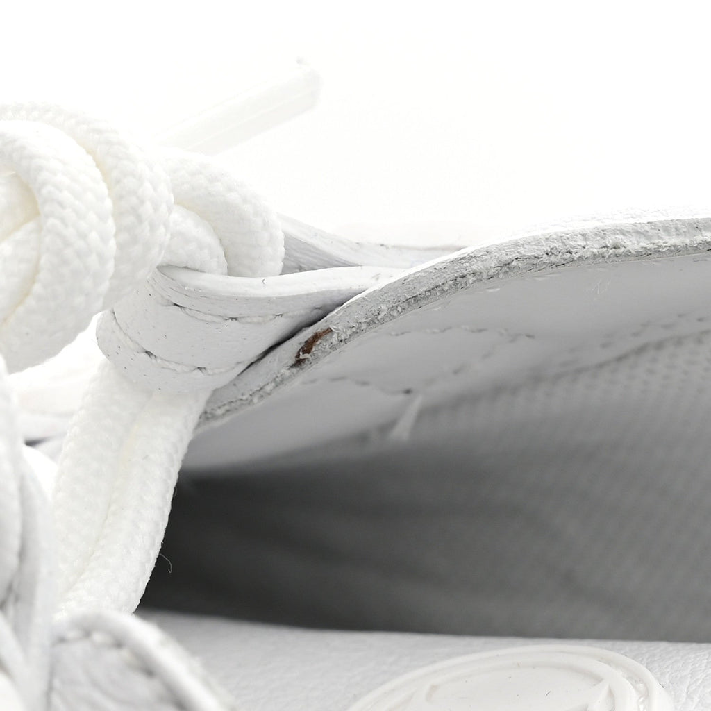 Louis Vuitton Monogram Calfskin Women's LV Sneakerina 38 White