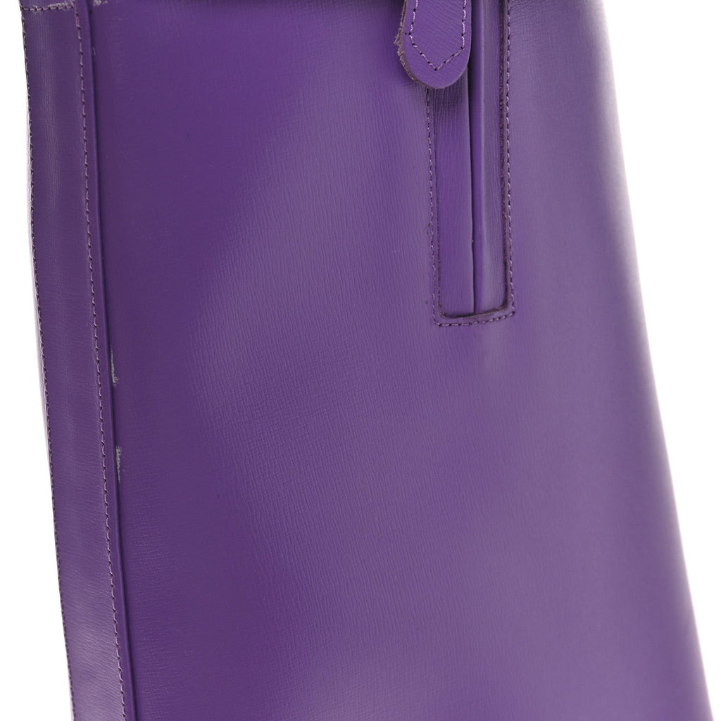 Givenchy Calfskin Women's Shark Lock Ankle Boots 35 Ultraviolet