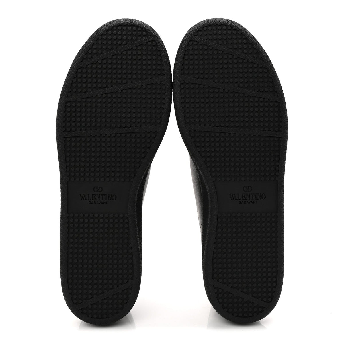 Valentino Garavani Calfskin Men's Royco Sneakers 40 Black