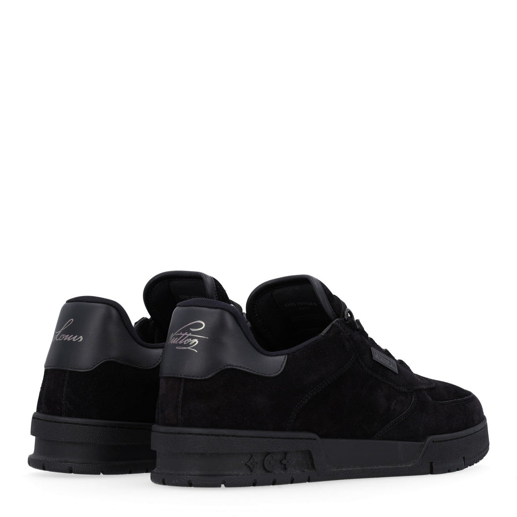 Louis Vuitton Suede Men's Uniform Sneakers 9.5 Black