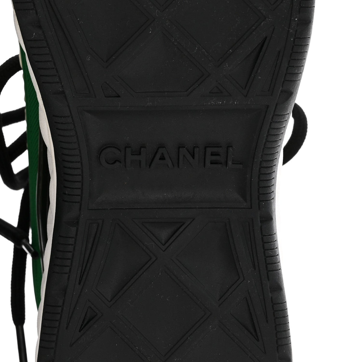 Chanel Suede Calfskin Mixed Fibers Women's CC Sneakers 39 Ivory Green Light Blue