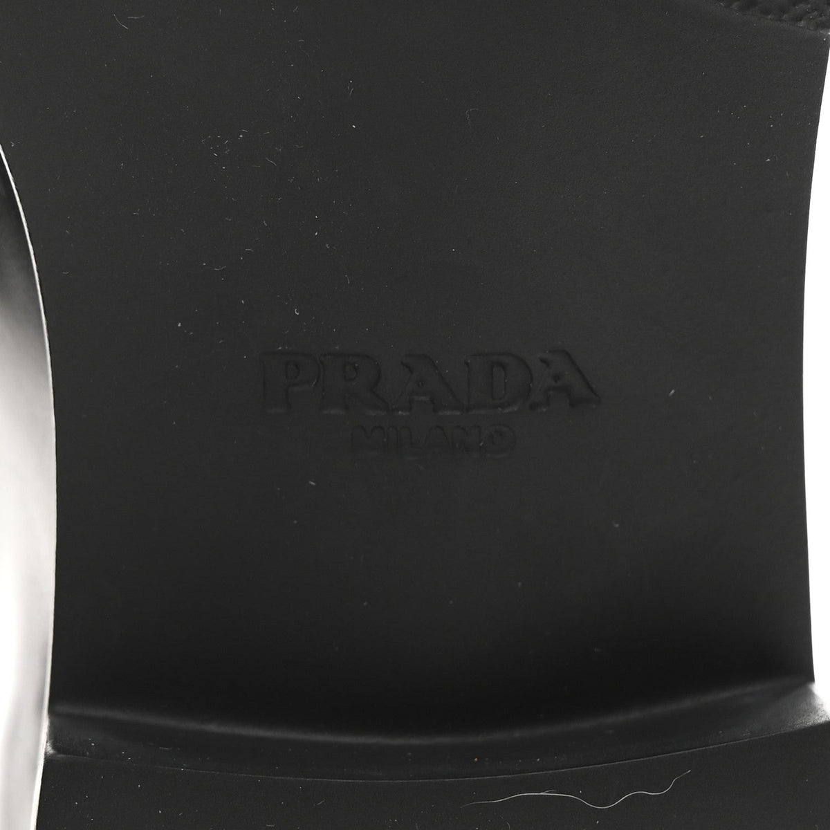 Prada Spazzolato Women's Loafers 37.5 Black