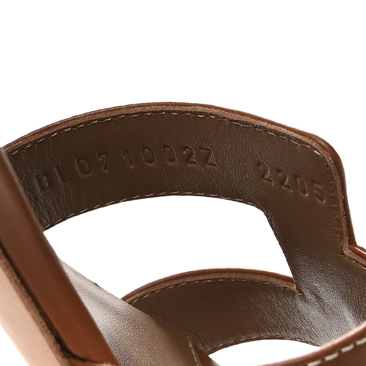 Hermes Calfskin Women's Oasis Sandals 38 Gold