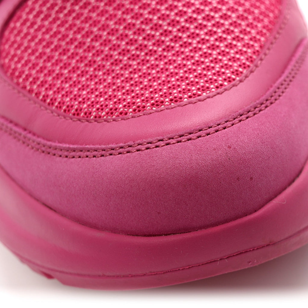 Louis Vuitton Calfskin Technical Nylon Women's LV Archlight Sneakers 37 Rose Pop