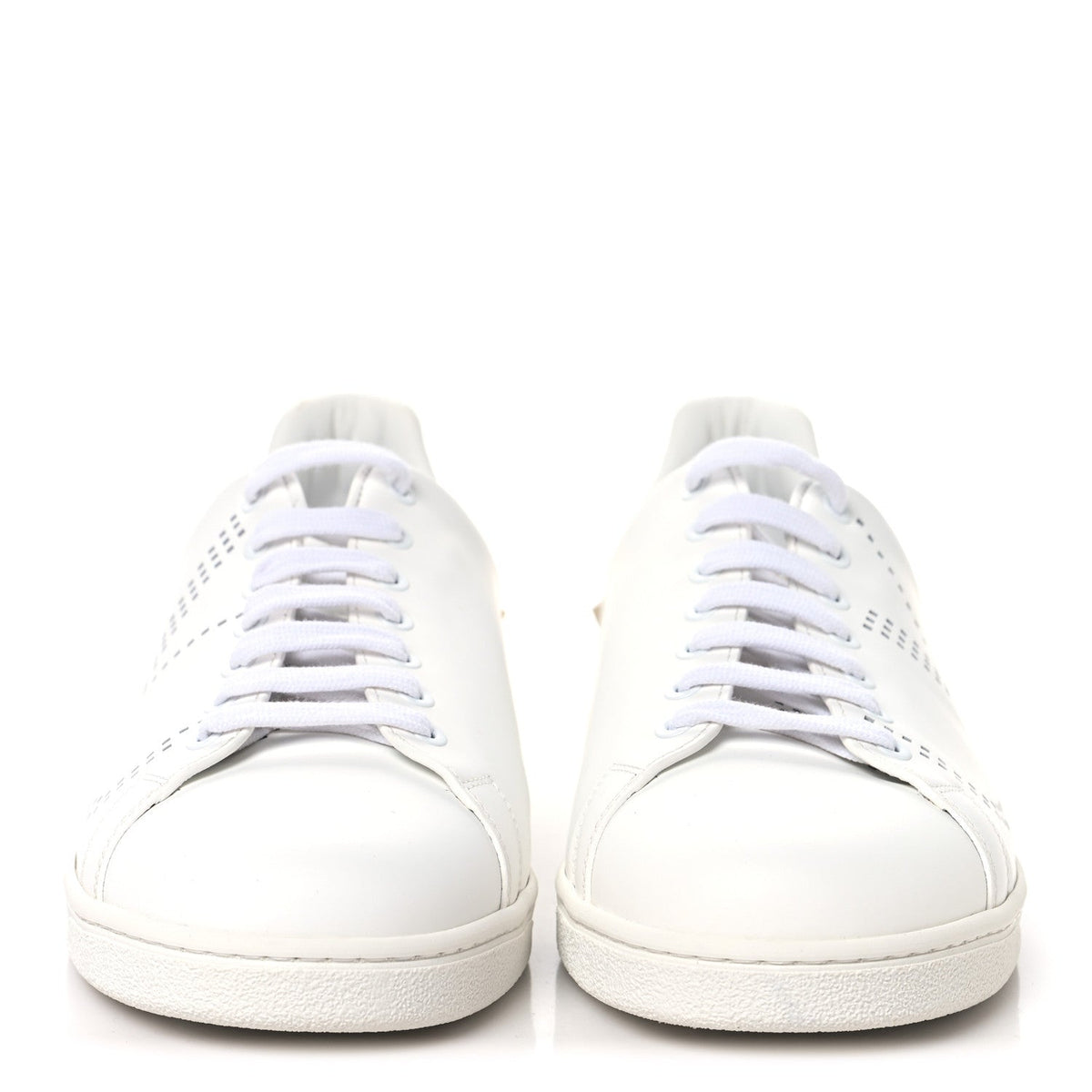 Valentino Garavani Calfskin Men's Backnet Sneakers 43.5 White