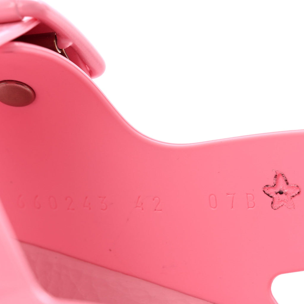 Gucci Rubber Women's Isla Double G Dad Sandals 42 Wild Rose