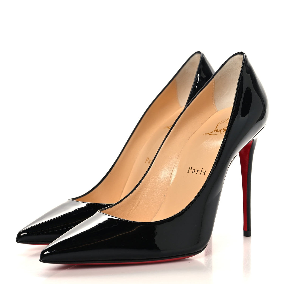 Christian Louboutin Patent Women's So Kate 100 Pumps 38 Black