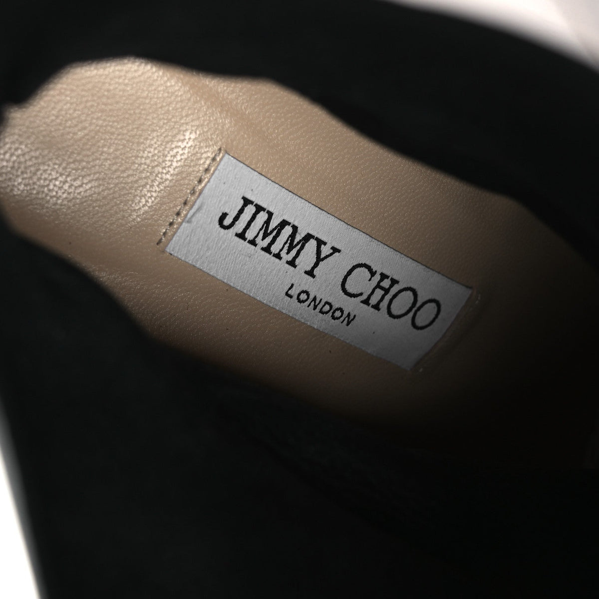 Jimmy Choo Nappa Calfskin Women's Cacia 85 Ankle Boots 38 Black