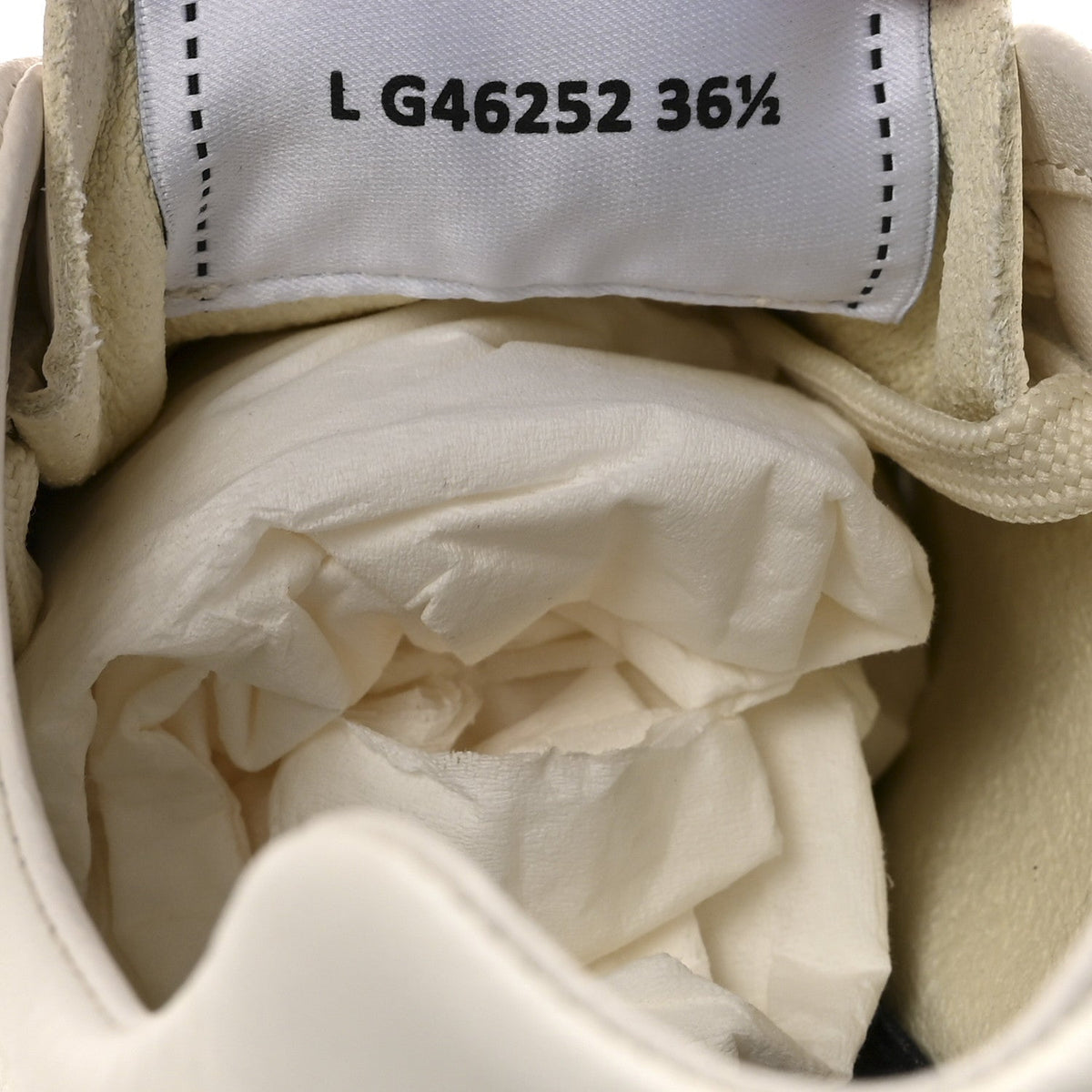 Chanel Perforated Calfskin Women's CC Sneakers 36.5 White