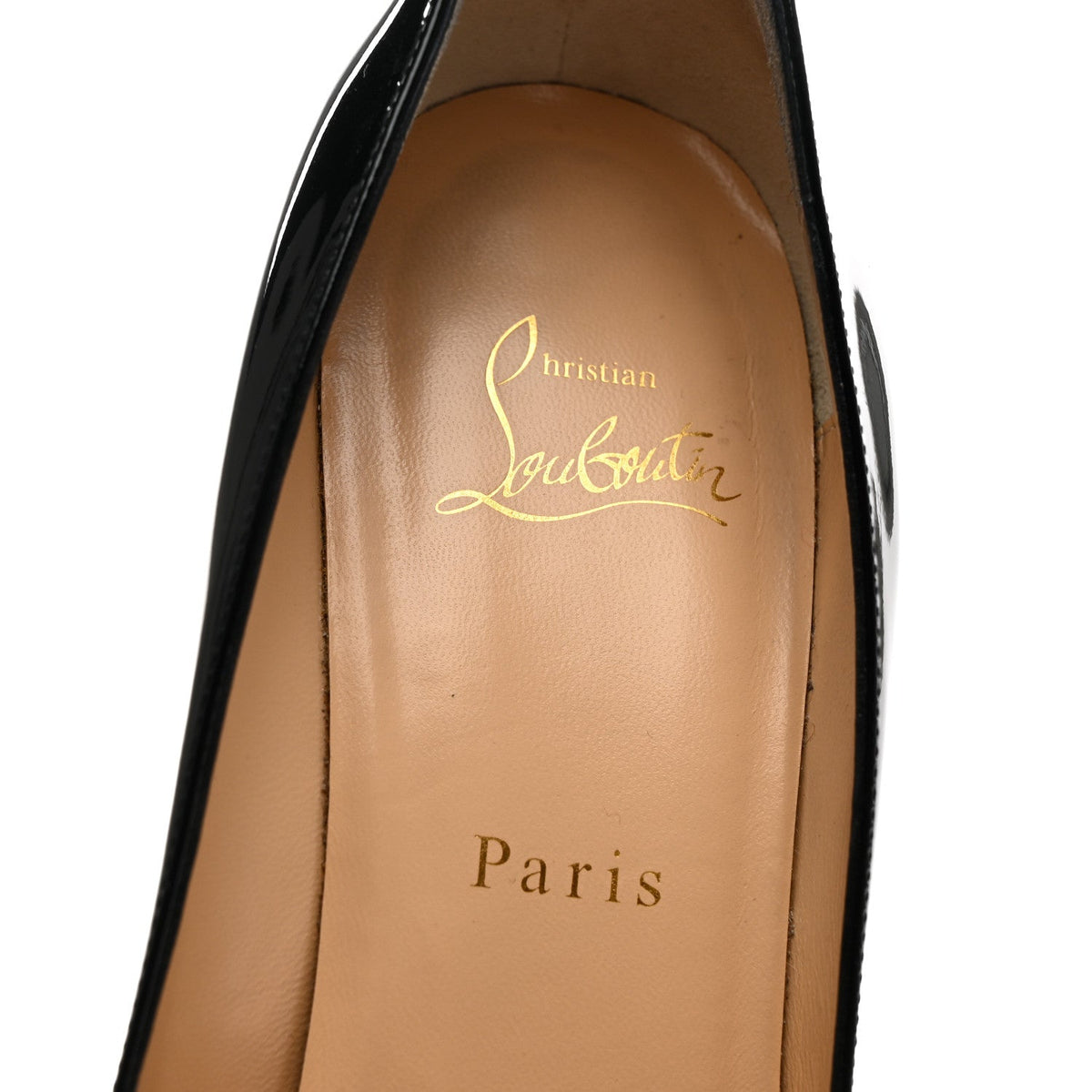 Christian Louboutin Patent Women's Pigalle 100 Pumps 38 Black