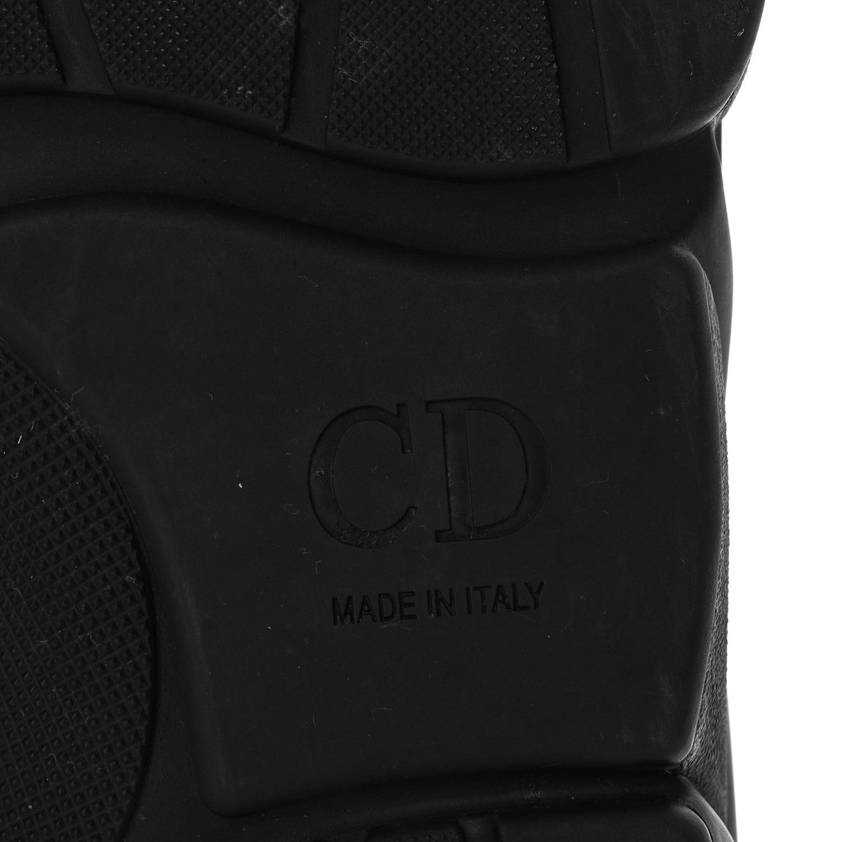 Christian Dior Technical Mesh Calfskin Men's B22 Sneakers 40 Black