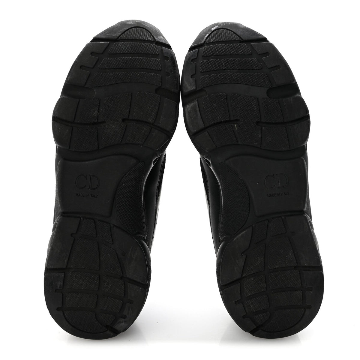 Christian Dior Technical Mesh Calfskin Men's B22 Sneakers 40 Black