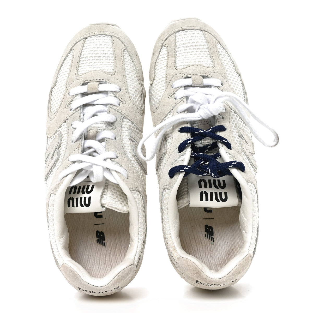 Miu Miu Suede Women's x New Balance 530 SL Sneakers 37 White