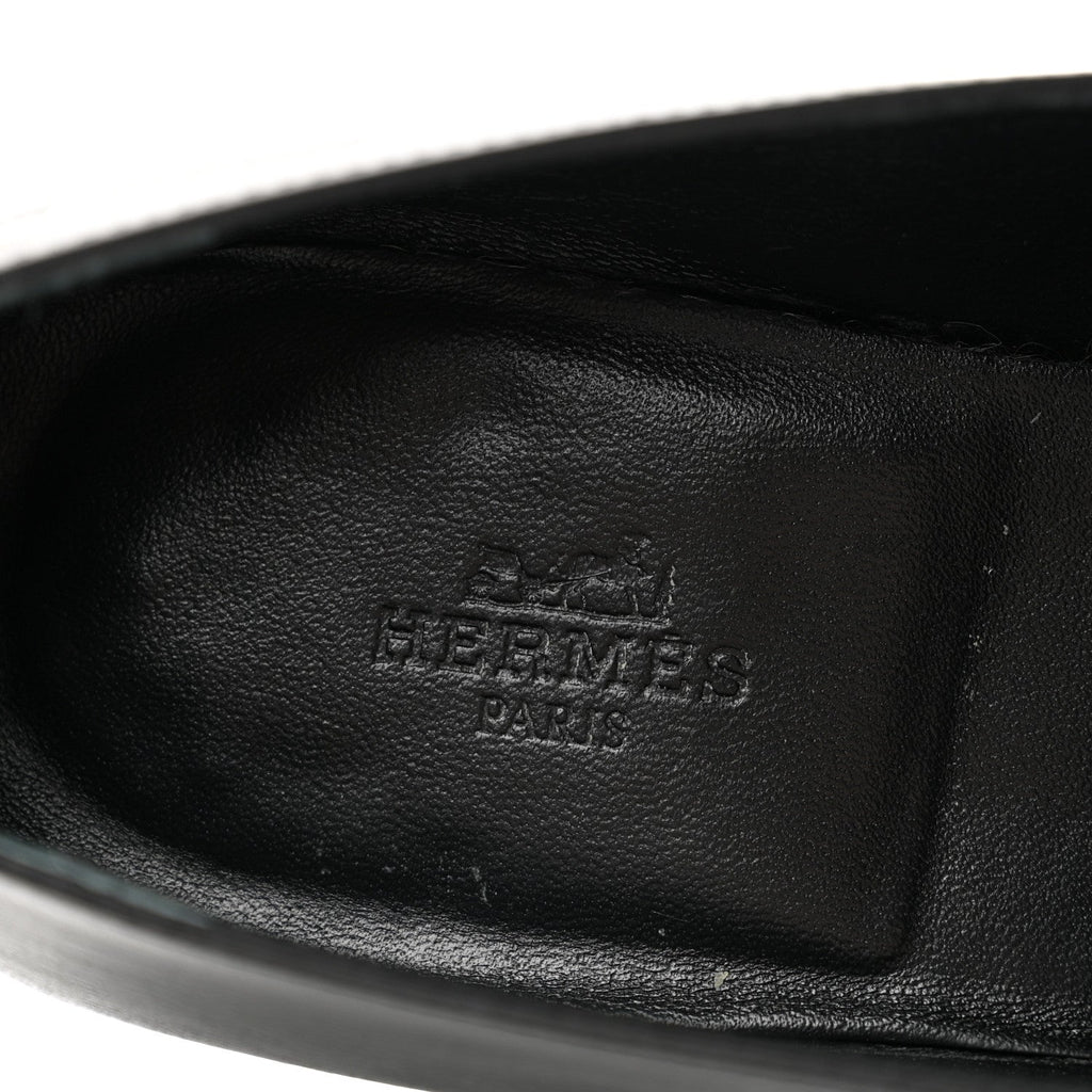 Hermes Calfskin Studded Ancora Women's Loafers