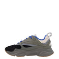 Christian Dior Calfskin Mesh Men's B22 Sneakers 41 Olive Green