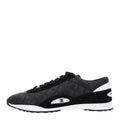 Chanel Suede Calfskin Quilted Women's Sneakers 36.5 Black