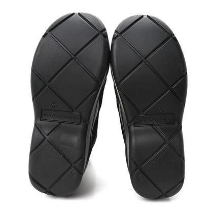 Bottega Veneta Technical Fabric Rubber Women's Puddle Bomber Boots 36 Black Grass