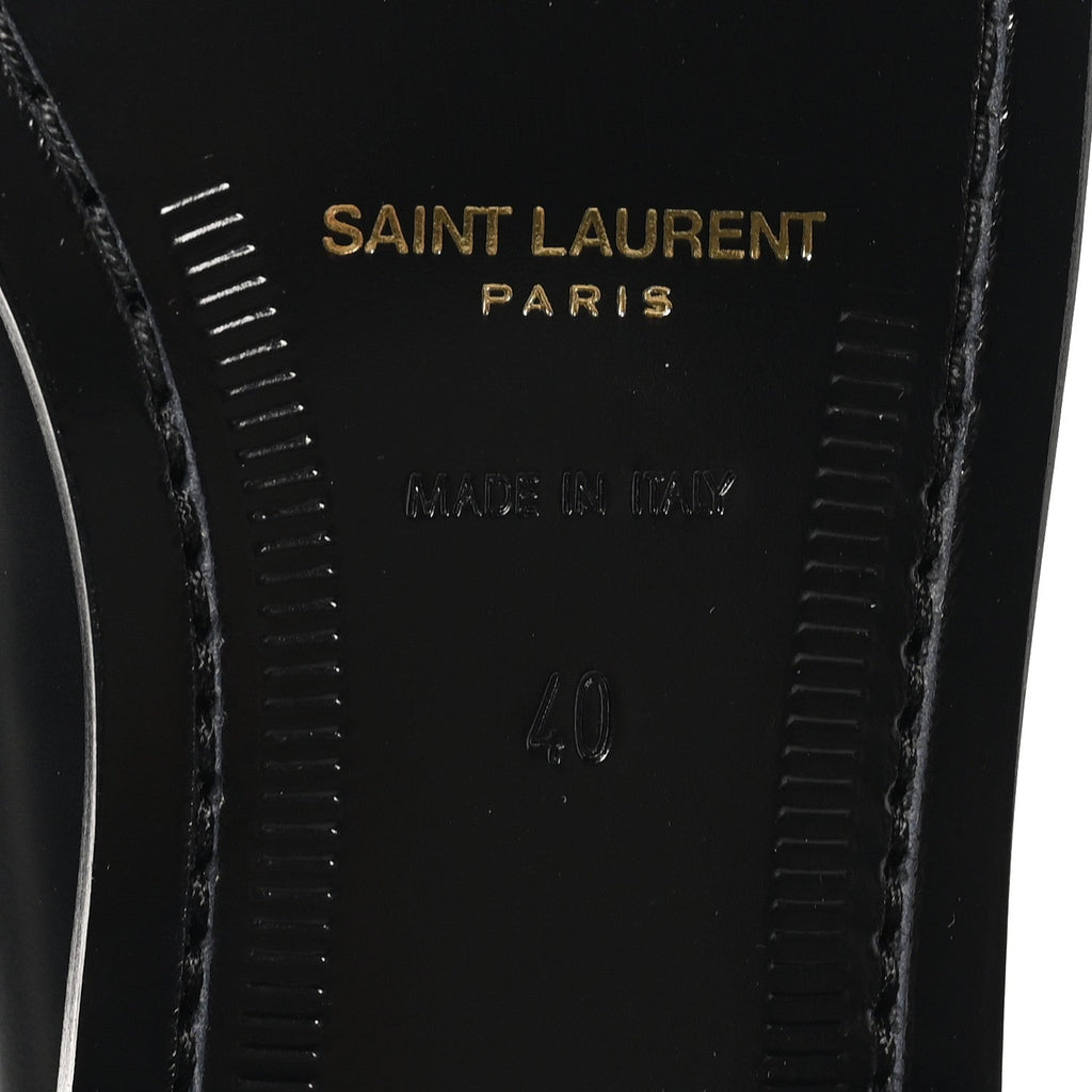 Saint Laurent Calfskin Men's Le Loafer 15 Moccasins 40 Black