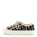 Christian Dior Canvas Oblique Women's Walk'N'Dior Low Top Sneakers 36 Deep Blue