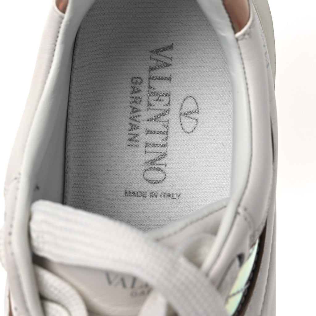 Valentino Garavani Nappa Women's One Stud Low Top Sneakers 37 White