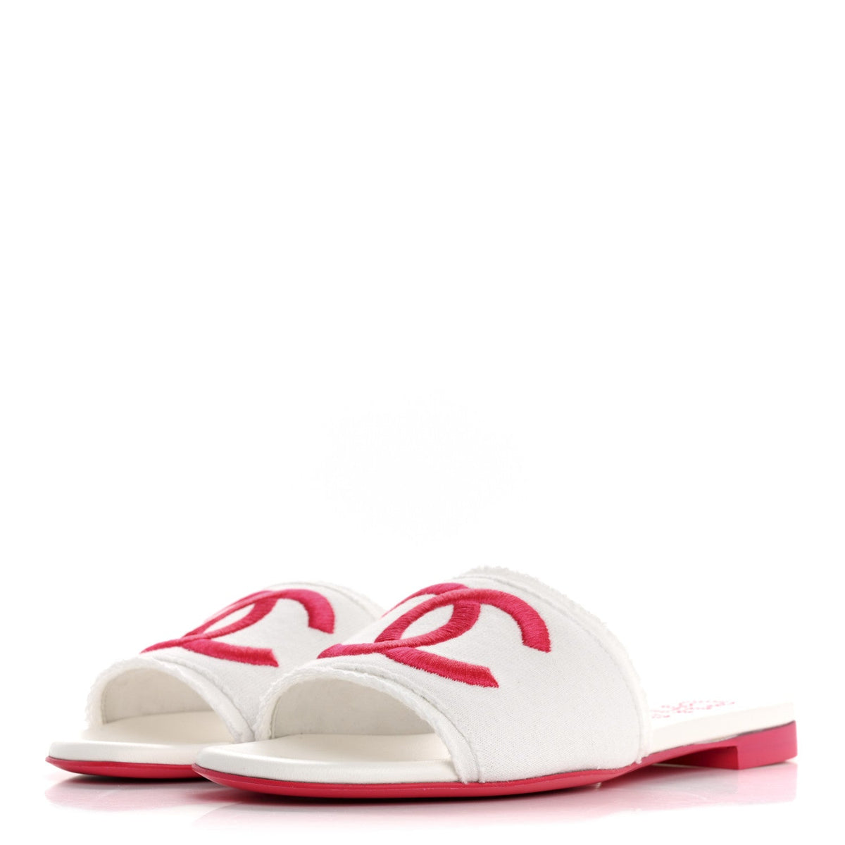 Chanel Jersey Knit CC Women's Mules