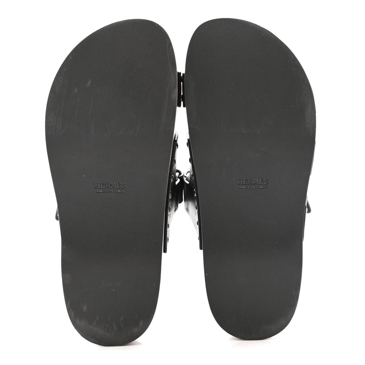 Hermes Calfskin Women's Kos Clogs 39 Black