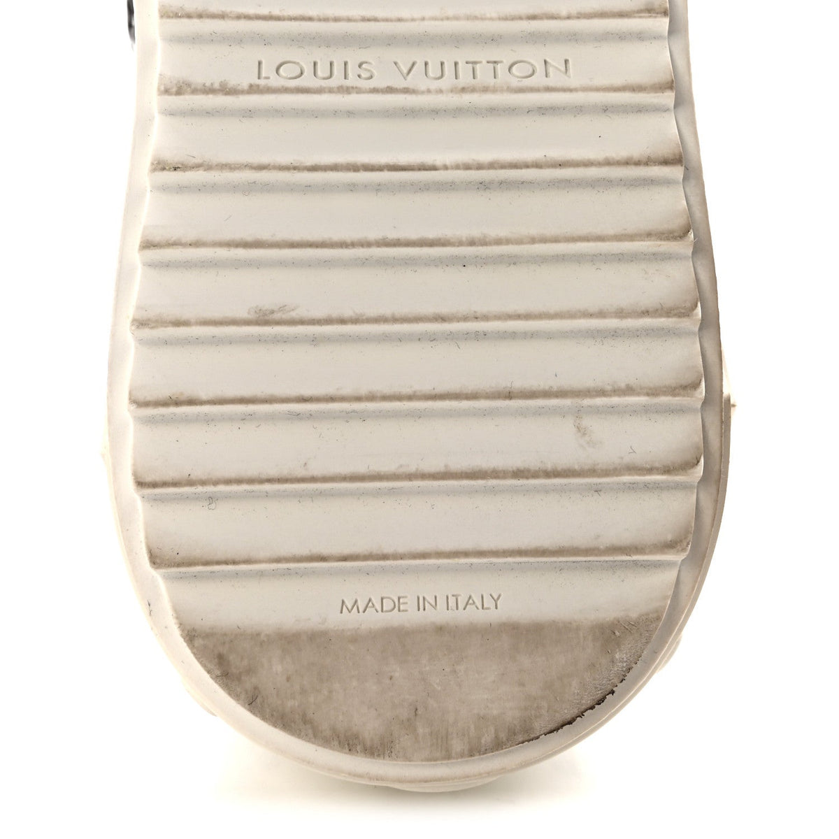 Louis Vuitton Calfskin Women's Monogram Debossed Time Out Sneakers 35 Black