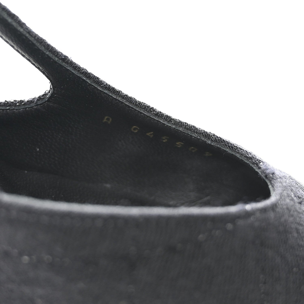 Chanel Wool Grosgrain CC Cap Toe Women's Slingback Pumps