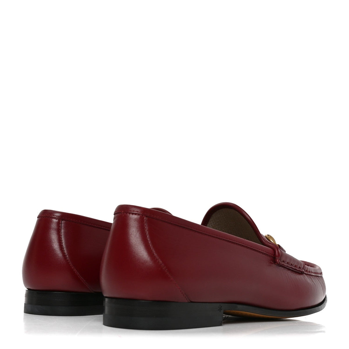 Gucci Betis Glamour Calfskin Men's 1953 Horsebit Loafers 9.5 Rosso Ancora