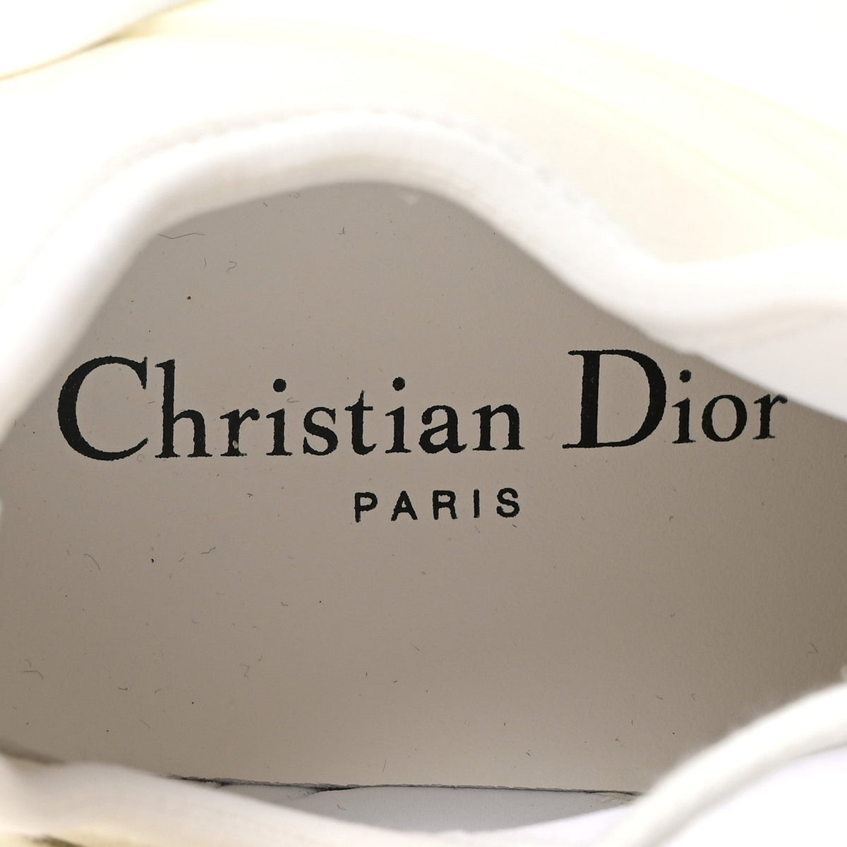 Christian Dior Technical Fabric Rubber Women's D-Connect Sneakers 37 White