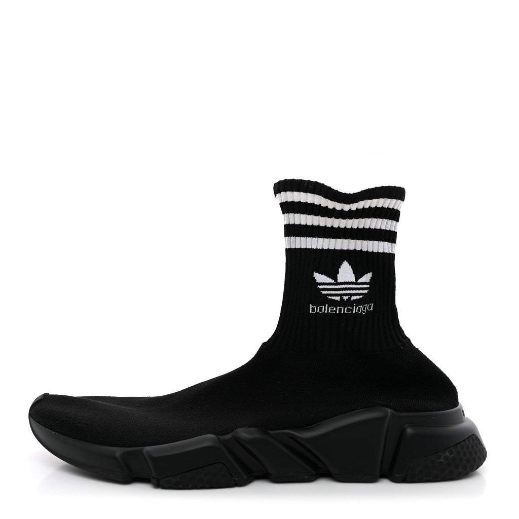 Balenciaga Neoprene Knit Men's X Adidas Speed 3.0 Sneakers 44 Black