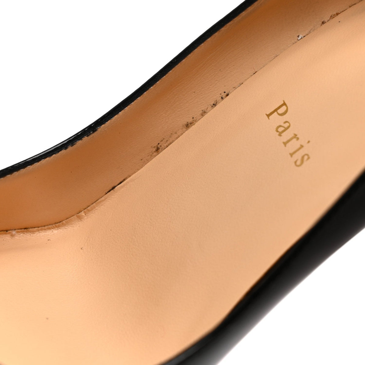 Christian Louboutin Patent Women's Pigalle 100 Pumps 38 Black