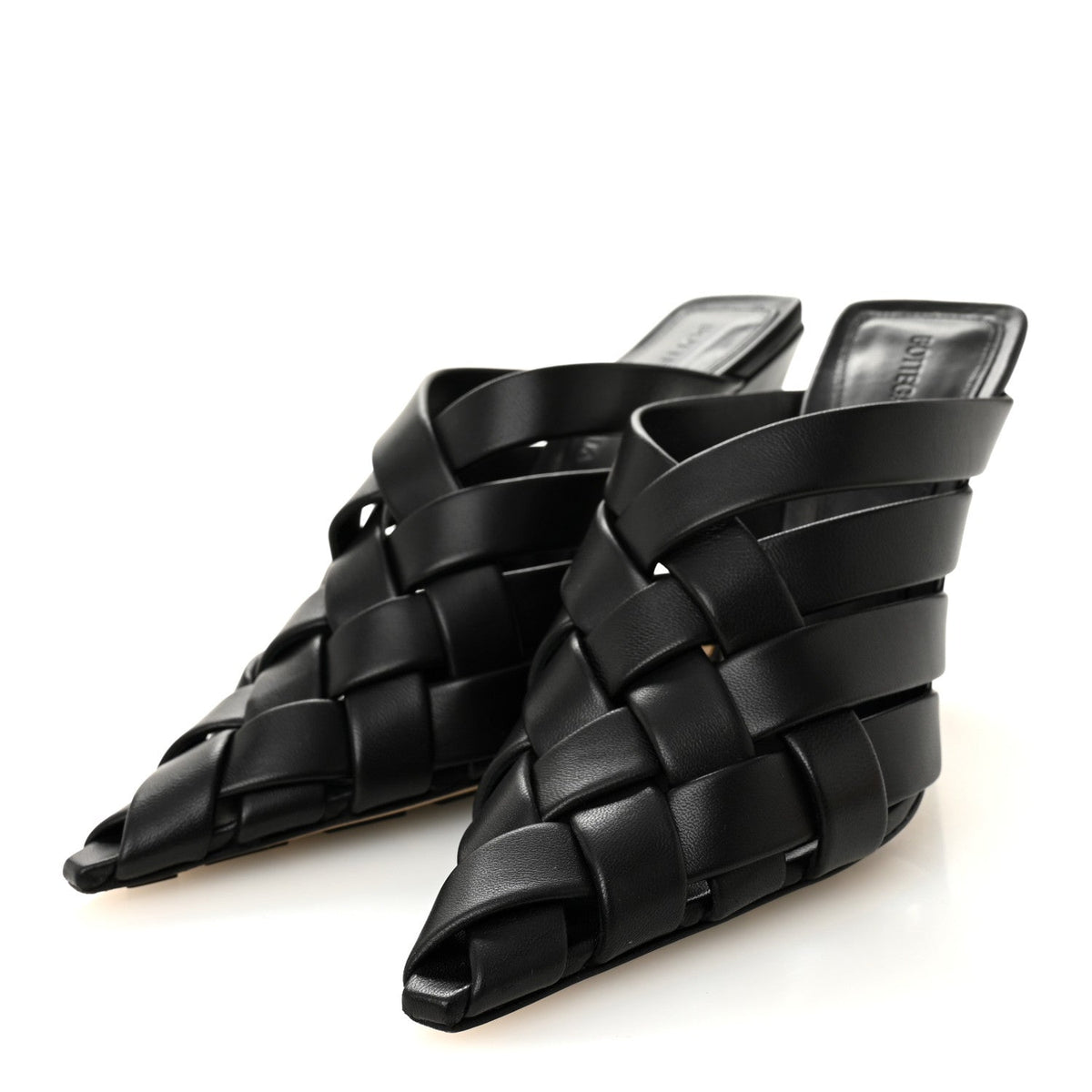 Bottega Veneta Nappa Women's Lagoon Alfie Pumps 35 Black