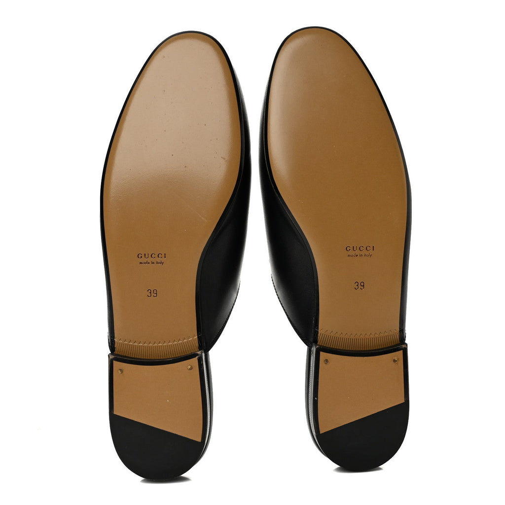 Gucci Calfskin Women's Princetown Slippers 39 Black