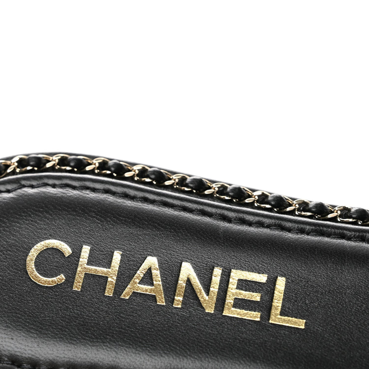 Chanel Wool Alpaca Chain CC Women's Shoes